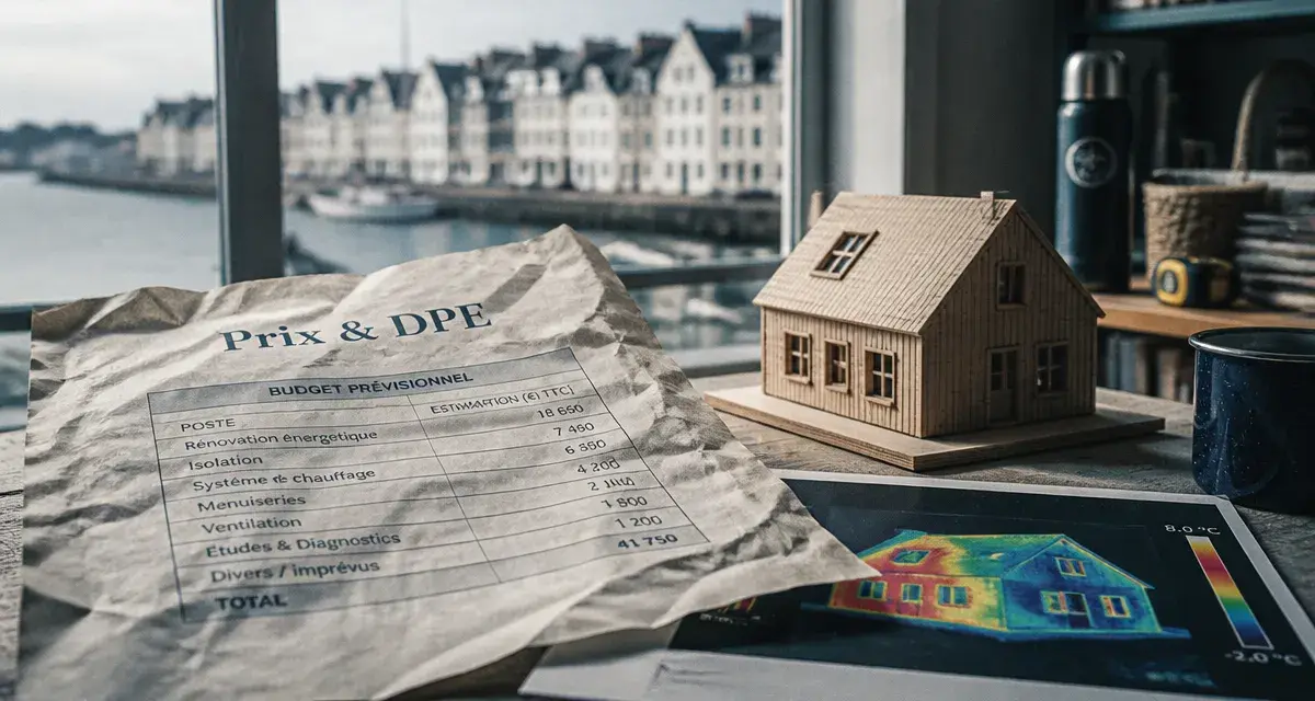 Achat maison Brest : 2 650 €/m², étapes DPE et budget