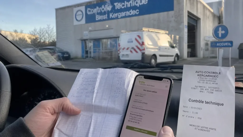 Contrôle technique Brest : centre avec rendez-vous en station