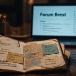Forum Brest : carnet ouvert et programme sur table