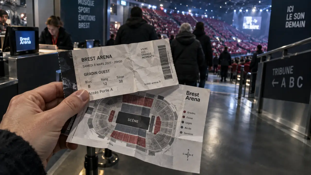 Brest Arena événements à venir : billets, plan de salle, concerts et matchs