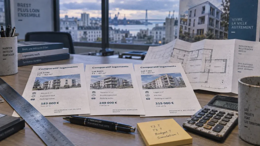 Immobilier neuf Brest : écarts de prix en agence et plan neuf