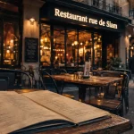 Restaurants rue de Siam Brest : terrasse de brasserie animée