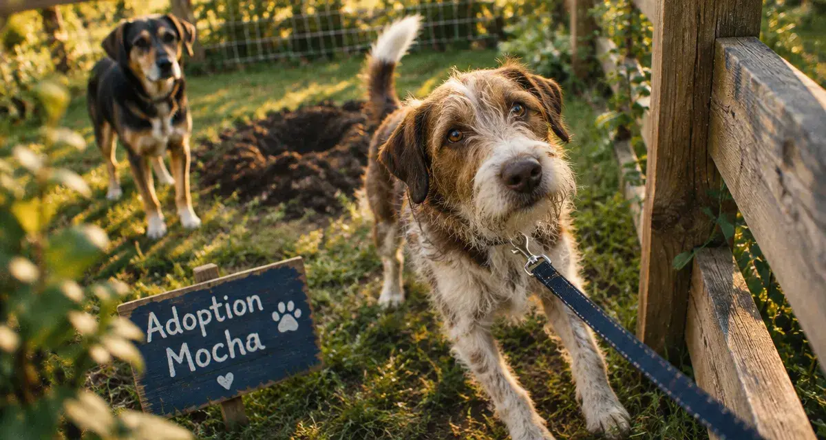 Adoption : Mocha, le compagnon plein d'énergie cherche une nouvelle famille