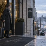 Brest hotel de la rade, entrée rue de Siam à Brest