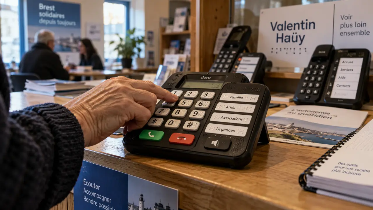 Le comité Valentin Haüy soutient les malvoyants à Brest