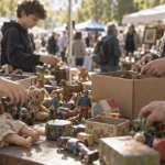 À Brest, le vide-greniers des enfants anime la foire Saint-Michel