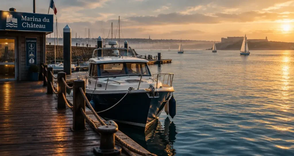 Marina du Château à Brest : une escale urbaine en eau profonde