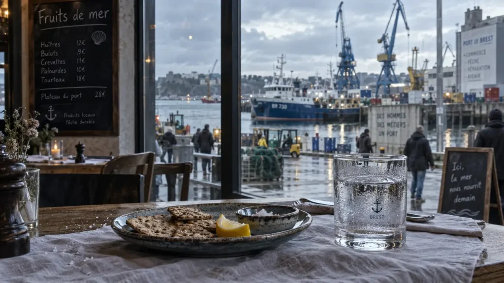 Où manger face au port à Brest ? Poissons, crêpes et panorama sur la rade