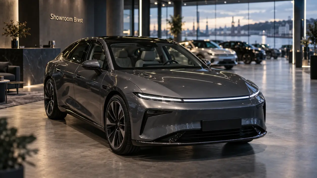 XPENG a ouvert son showroom de voitures électriques à Brest